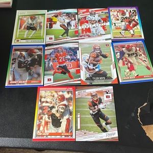 bengals Nfl 10 card lot